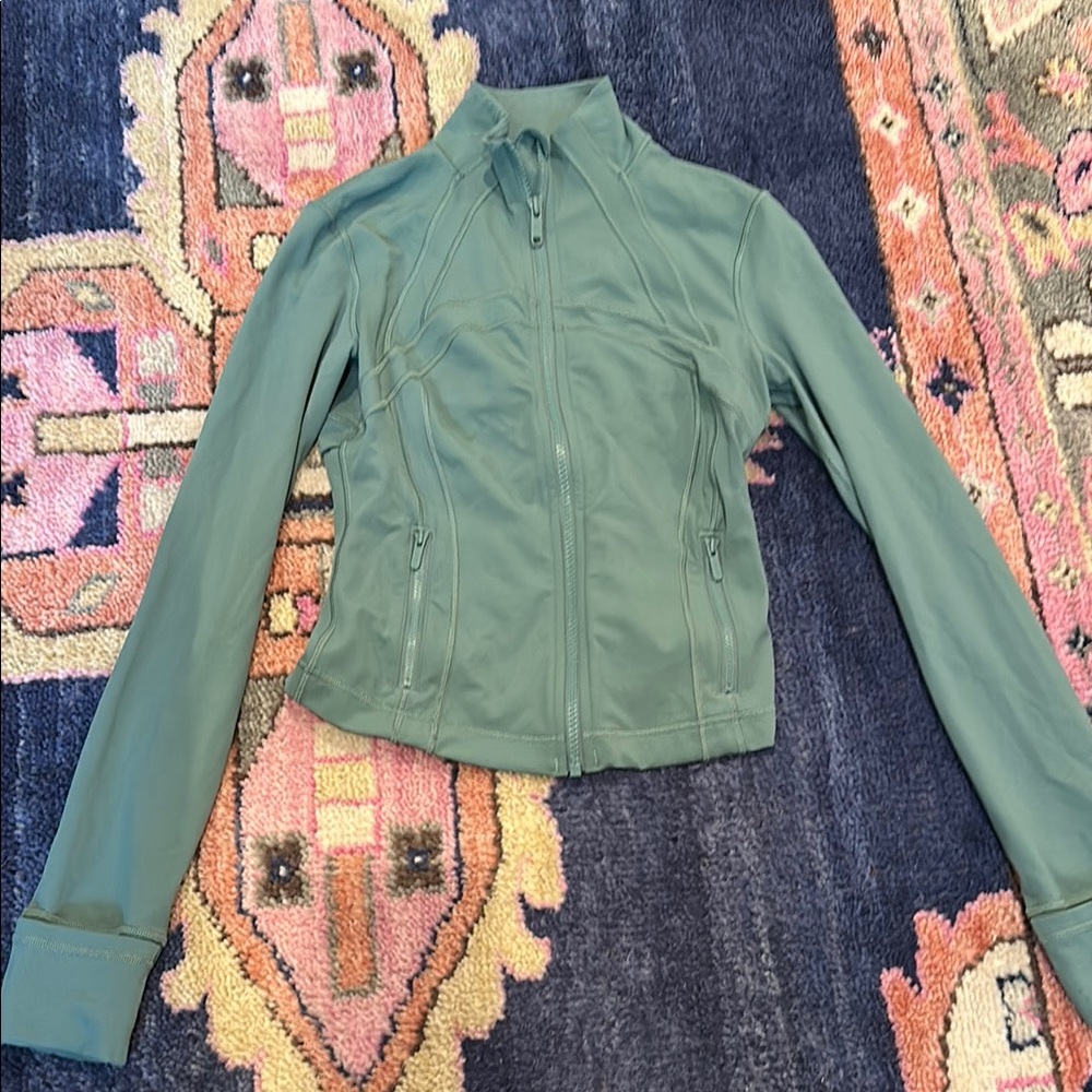 Lululemon Athletica Green Utility Jacket- Cropped